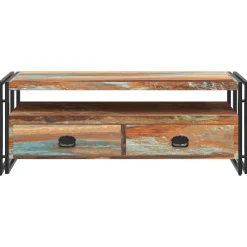 vidaXL Mueble de TV madera maciza reciclada Discount