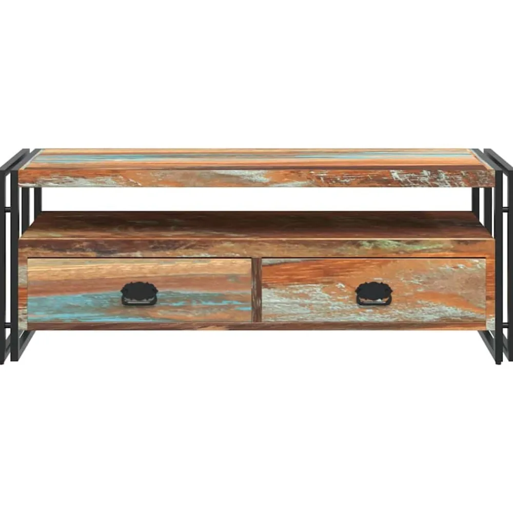 vidaXL Mueble de TV madera maciza reciclada Discount