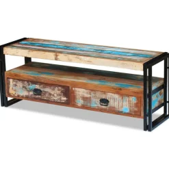 vidaXL Mueble de TV madera maciza reciclada Discount