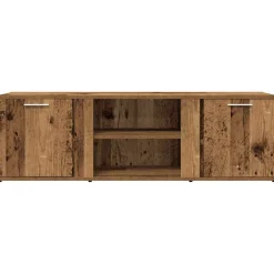 vidaXL Muebles Tv-Mueble de TV madera contrachapada envejecida 120x34x37 cm