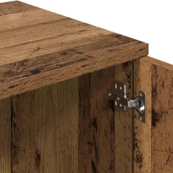 vidaXL Muebles Tv-Mueble de TV madera contrachapada envejecida 120x34x37 cm