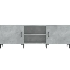 vidaXL Muebles Tv-Mueble de TV madera de ingeniería gris hormigón 150x30x50 cm