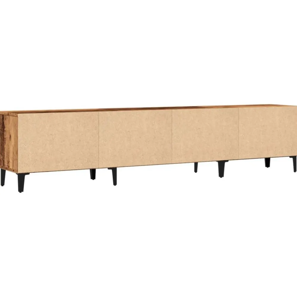 vidaXL Mueble de TV madera ingeniería madera envejecida 180x31,5x40 cm Madera antigua Discount