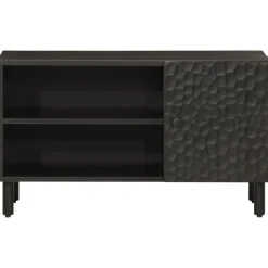 vidaXL Muebles Tv-Mueble de TV madera maciza de mango 80x31x46 cm