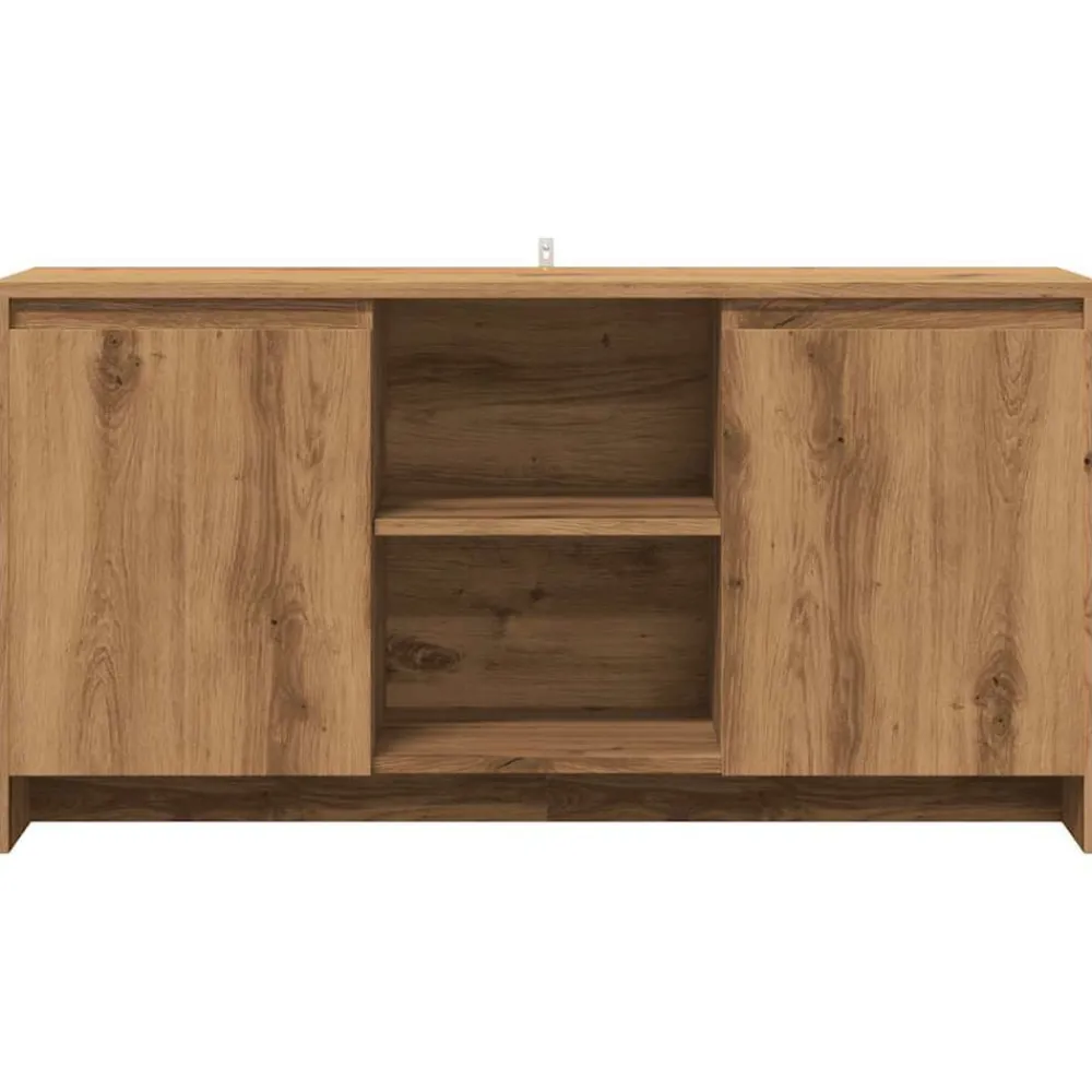 vidaXL Muebles Tv-Mueble de TV madera ingeniería roble artesanal 102x37,5x52,5cm