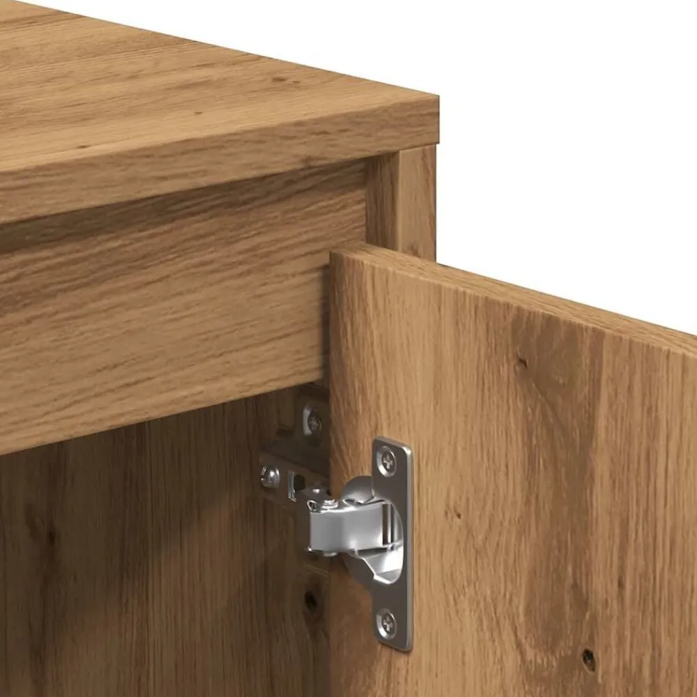 vidaXL Muebles Tv-Mueble de TV madera ingeniería roble artesanal 102x37,5x52,5cm