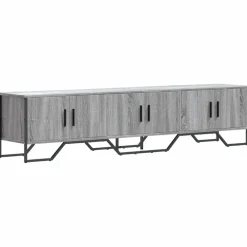 vidaXL Mueble de TV madera de ingeniería 180x34x41 cm Gris sonoma Sale
