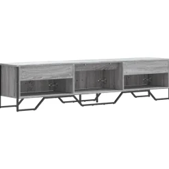 vidaXL Mueble de TV madera de ingeniería 180x34x41 cm Gris sonoma Sale