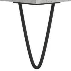 vidaXL Muebles Tv-Mueble de TV madera contrachapada gris hormigón 100x34,5x44,5cm