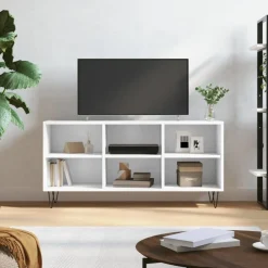 vidaXL Muebles Tv-Mueble de TV madera de ingeniería 103,5x30x50 cm