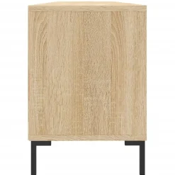 vidaXL Mueble de TV madera contrachapada 150x30x44,5 cm Roble Sonoma New