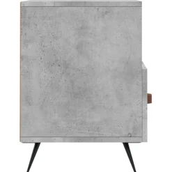 vidaXL Muebles Tv-Mueble de TV madera de ingeniería gris hormigón 102x36x50 cm