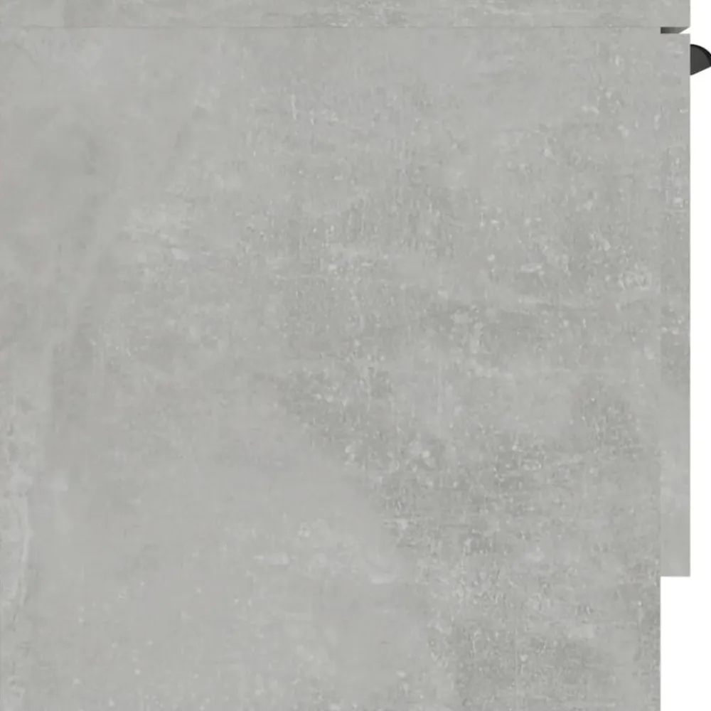 vidaXL Muebles Tv-Mueble de TV madera contrachapada gris hormigón 102x35x36,5 cm