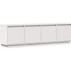 vidaXL Muebles Tv-Mueble de TV madera maciza de pino 156x37x45 cm