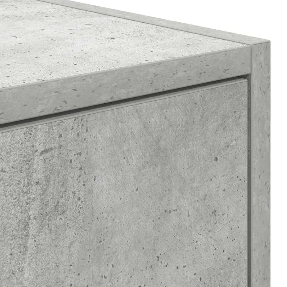 vidaXL Muebles Tv-Mueble de TV madera de ingeniería gris hormigón 60x31x25,5 cm