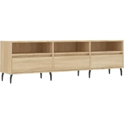 vidaXL Muebles Tv-Mueble de TV madera contrachapada 150x30x44,5 cm