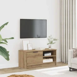 vidaXL Muebles Tv-Mueble de TV madera de ingeniería 80x35x36,5 cm