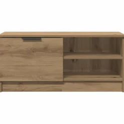vidaXL Muebles Tv-Mueble de TV madera de ingeniería 80x35x36,5 cm