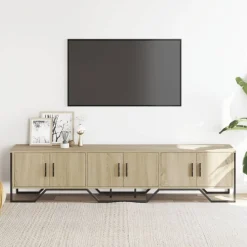 vidaXL Muebles Tv-Mueble de TV madera de ingeniería 180x34x41 cm