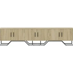 vidaXL Muebles Tv-Mueble de TV madera de ingeniería 180x34x41 cm