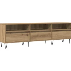 vidaXL Mueble de TV madera de ingeniería 150x30x44,5 cm Roble artisan Clearance