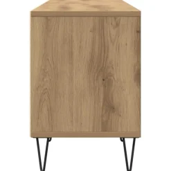 vidaXL Mueble de TV madera de ingeniería 150x30x44,5 cm Roble artisan Clearance