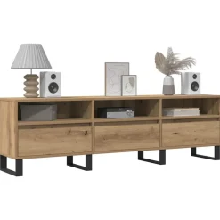 vidaXL Muebles Tv-Mueble de TV madera de ingeniería 150x30x44,5 cm