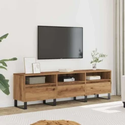 vidaXL Muebles Tv-Mueble de TV madera de ingeniería 150x30x44,5 cm