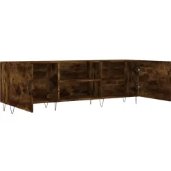 vidaXL Mueble de TV madera de ingeniería 150x30x50 cm Roble ahumado Hot