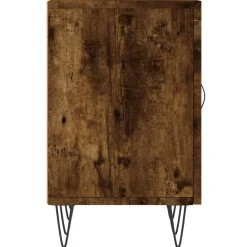 vidaXL Mueble de TV madera de ingeniería 150x30x50 cm Roble ahumado Hot