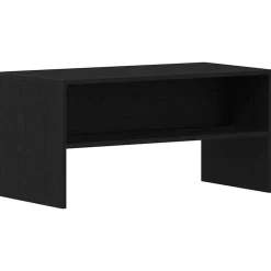 vidaXL Mueble de TV madera de ingeniería 80x40x40 cm Roble negro