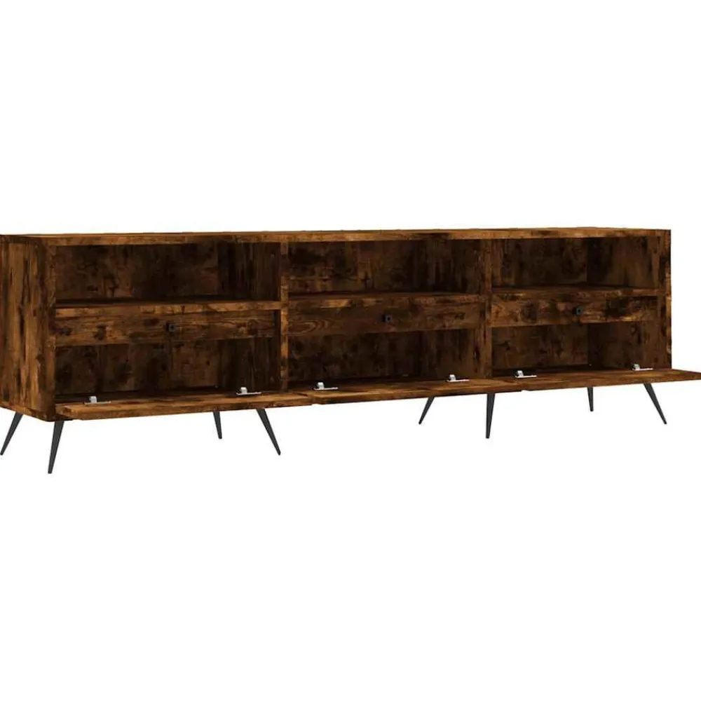 vidaXL Muebles Tv-Mueble de TV madera contrachapada 150x30x44,5 cm
