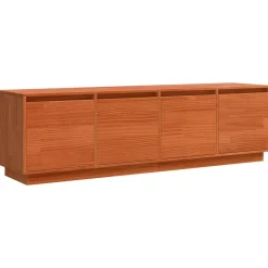 vidaXL Mueble de TV Marrón 156 x 37 x 45 cm Madera de ingeniería Marr&oacute;n cera Discount