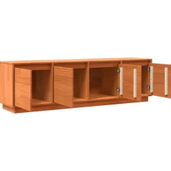 vidaXL Mueble de TV Marrón 156 x 37 x 45 cm Madera de ingeniería Marr&oacute;n cera Discount