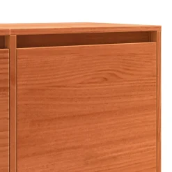 vidaXL Mueble de TV Marrón 156 x 37 x 45 cm Madera de ingeniería Marr&oacute;n cera Discount