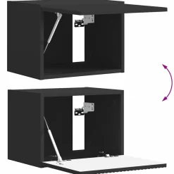 vidaXL Muebles Tv-Mueble de TV Montado en la Pared 39 x 31 x 29,5 cm