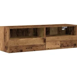 vidaXL Mueble de TV Montado en la Pared 100 x 30 x 30 cm Madera vieja Outlet