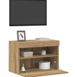 vidaXL Muebles Tv-Mueble de TV Montado en la Pared 60 x 30 x 40 cm