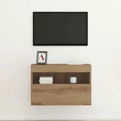 vidaXL Muebles Tv-Mueble de TV Montado en la Pared 60 x 30 x 40 cm