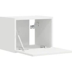 vidaXL Mueble de TV Montado en la Pared 39 x 31 x 29,5 cm White Best