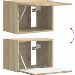 vidaXL Mueble de TV Montado en la Pared Sonoma 39 x 31 x 29,5 cm Roble Sonoma Hot