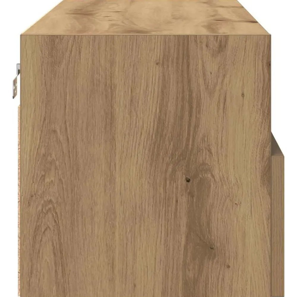 vidaXL Mueble de TV Montado en la Pared 100 x 30 x 30 cm Roble artisan Clearance