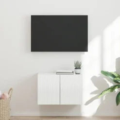vidaXL Muebles Tv-Mueble de TV Montado en la Pared 59,5 x 31 x 40 cm