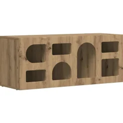 vidaXL Mueble de TV Roble artesanal 100 x 35 x 40 cm Roble artisan New
