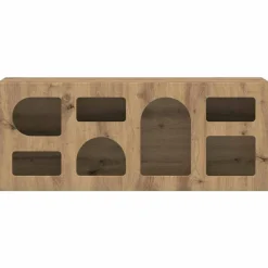 vidaXL Mueble de TV Roble artesanal 100 x 35 x 40 cm Roble artisan New