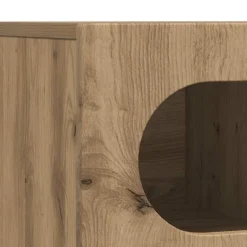 vidaXL Mueble de TV Roble artesanal 100 x 35 x 40 cm Roble artisan New