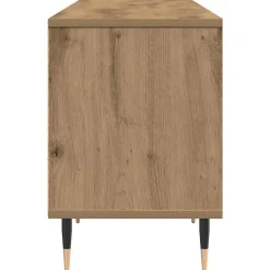 vidaXL Muebles Tv-Mueble de TV Roble artesanal 150 x 30 x 45 cm