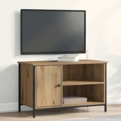 vidaXL Mueble de TV 80 x 40 x 50 cm Madera de ingeniería Roble artisan Online