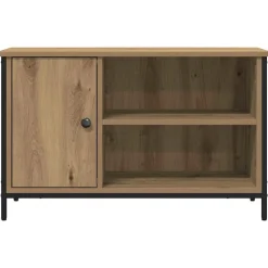 vidaXL Mueble de TV 80 x 40 x 50 cm Madera de ingeniería Roble artisan Online