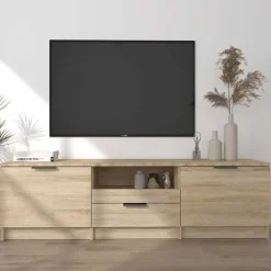 vidaXL Muebles Tv-Mueble de TV 140x35x40 cm madera de ingeniería